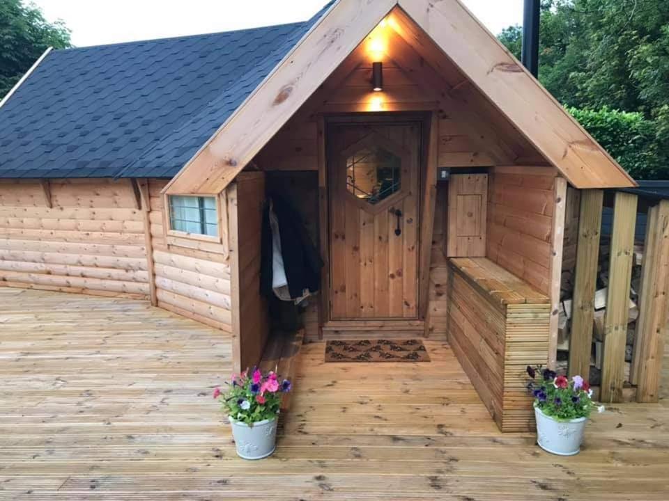 The Hive - Unique Log Cabin With Wood Burning Stove Ludchurch Esterno foto